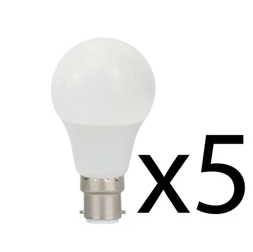 Remise Ampoules LED SMD B22 8W = 806 lumens blanc neutre par 5 - ARLUX