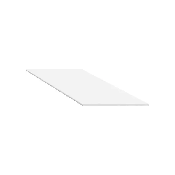 Nouveauté Profil plat PVC blanc 100 mm - L.3m QUADROFORM