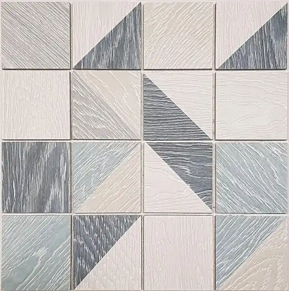 Vente Flash Plaque mosaïque collage bleu - 32x32cm CERAM INDUSTRIE