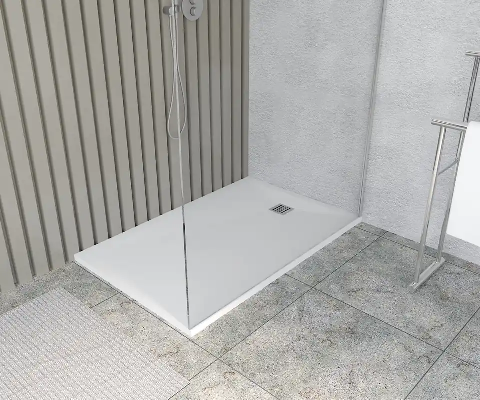 Receveur de douche 90x140 cm résine blanc Monza - OCEA Commander Vite