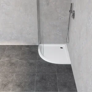 Achat Immédiat Receveur de douche 1/4 de cercle 90x90 cm acrylique blanc Baltia - OCEA