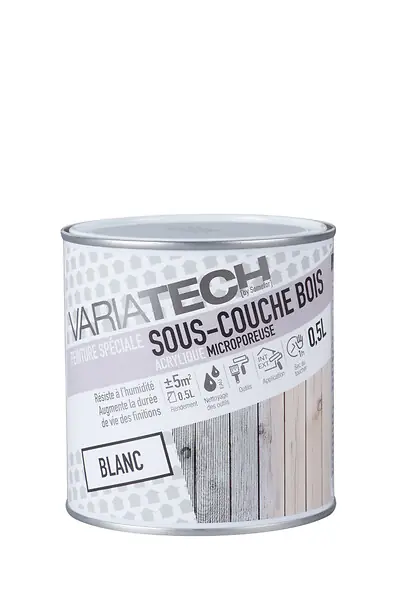 Sous-couche spéciale bois - 0,5L VARIATECH Offre Limitée