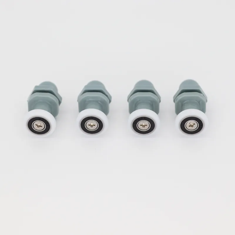 Seulement Aujourd'hui Roulettes grises à corps long pour portes de douche diamètre 20mm - AURLANE