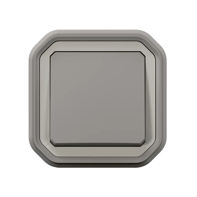 Top Vente Interrupteur ou va et vient encastrable Plexo gris IP55 - LEGRAND