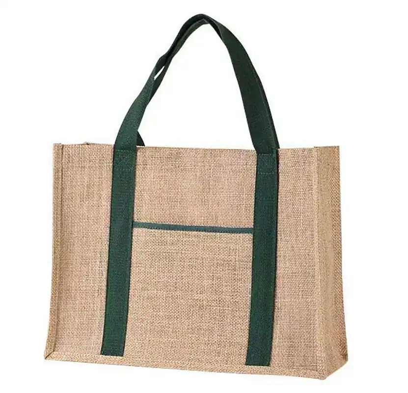 Sac à bûches en jute écru avec anse - MODULO STORAGE Meilleur Choix