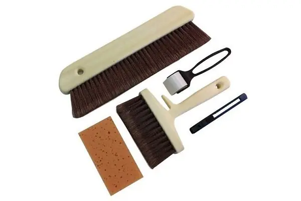 Prix Cassé Kit de pose de papier peint - 5 pièces - Gris SAVY