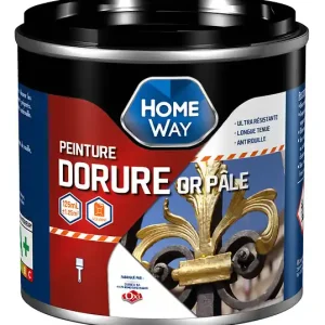 Peinture dorure - Or pâle - 125 ml HOMEWAY Expédié Aujourd'hui