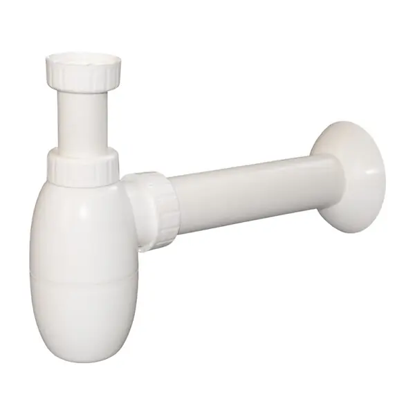 Multi siphon de lavabo 5/4″ DN40, pour mitigeur monocommande avec système de vidage, blanc (E560) SIKO Prix Choc