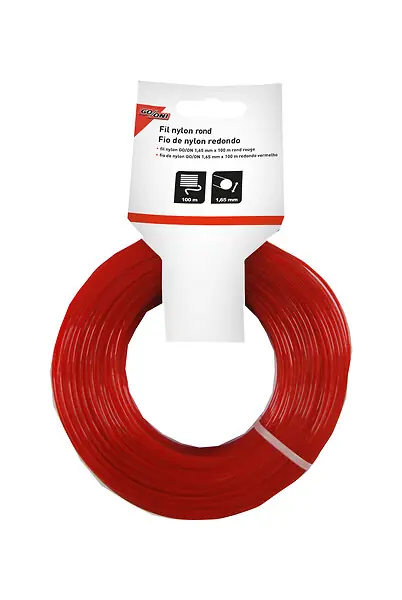 Fil de coupe nylon 1,65mm - 100 m - rouge GO/ON Prix Bas