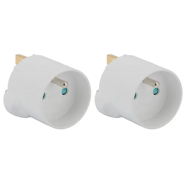 Lot de 2 adaptateurs France/Angleterre - Zenitech Vente Flash