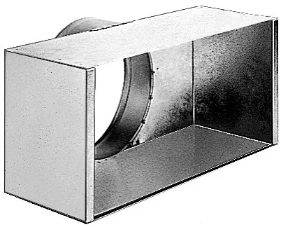 Prix Promo Plénum en acier galvanisé 300x150mm diamètre 160 ALDES