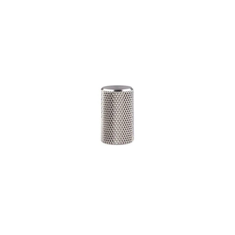 Bouton de meuble cylindrique aluminium nickelé diamètre 18 mm REI Prix Choc