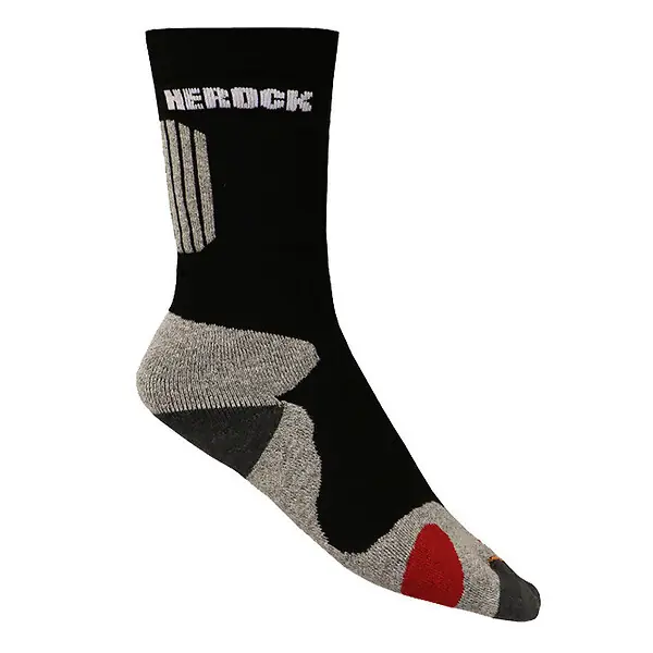 Paire de chaussettes hautes HEROCK Voltis noires Top Vente