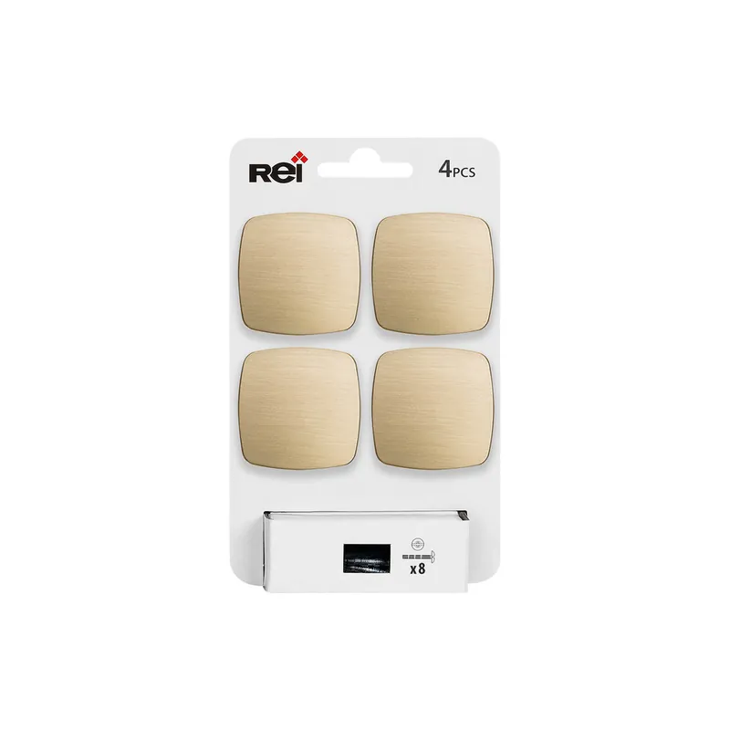 Promotion Saisonnière Bouton de meuble en T laiton 33 x 12 x 4 par 4 REI