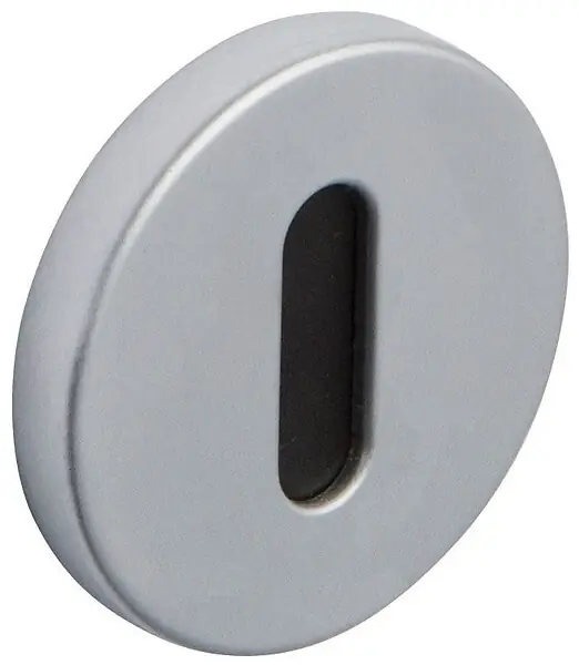 Jeu de rosace 6600 type Clé L finition argent - VACHETTE - 12585 Promotion