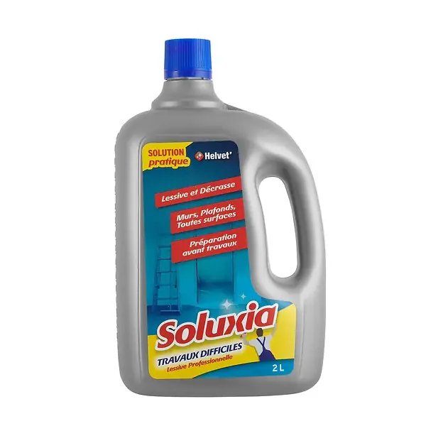 Détergent concentré - SOLUXIA Travaux Difficiles - 2L Achat Immédiat