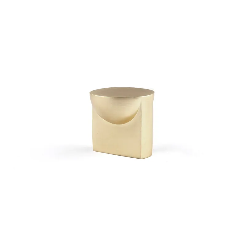 Offre Spéciale Bouton de meuble zamak doré mat diamètre 25 mm REI