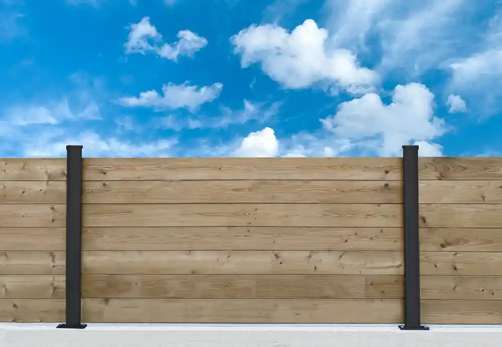 Poteau aluminium gris texturé EvoluH 21 First - 48 x 75 x 1100 mm - DEBARGE Petit Prix