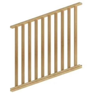 Offre Limitée Garde-corps Madeira - Bois sapin - L 143 cm - SOGEM