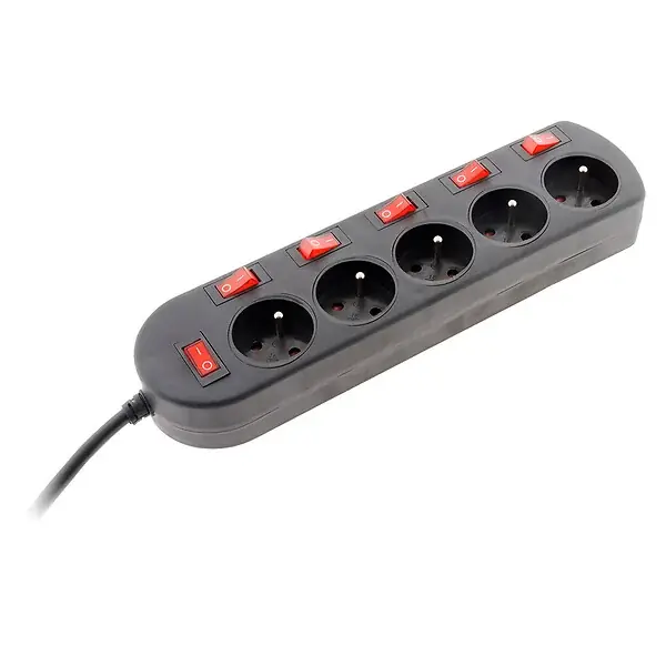 Bloc SONO 5 prises 16A 2P+T + 6 interrupteurs 3m - Zenitech Must-Have