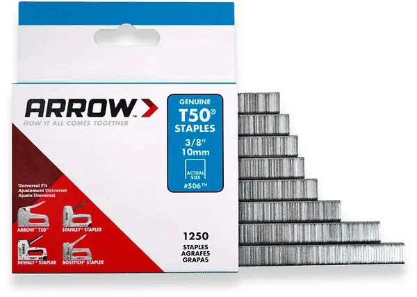 Certifié Agrafe T50 10mm BTE 1250 - ARROW - 160810
