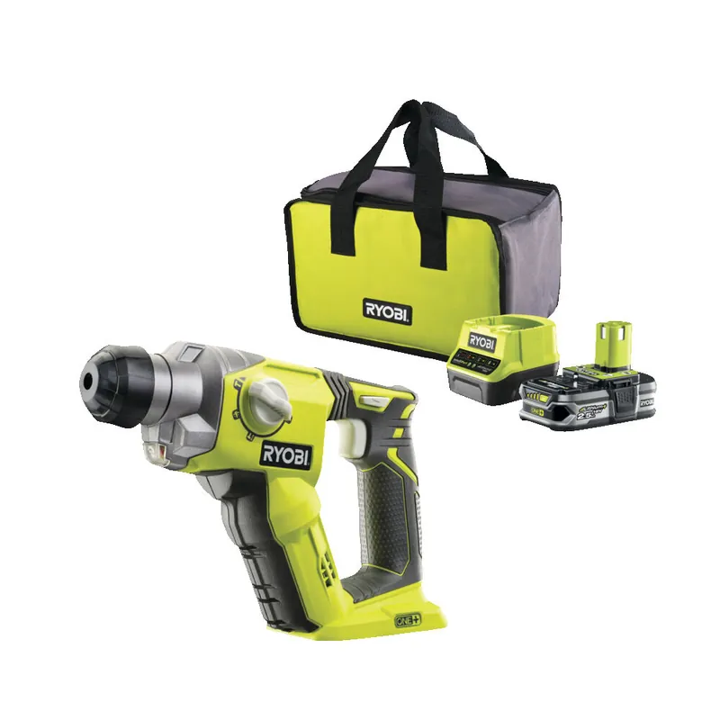 Nouvelle Collection Marteau perforateur burineur sans fil 18 V avec batterie 2,5 Ah ONE+ R18SDS-125S - RYOBI