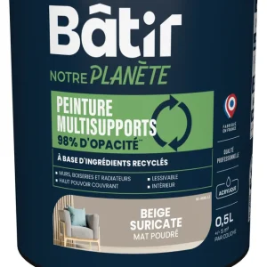 Must-Have Peinture multi supports mat beige suricate 0,5L BATIR NOTRE PLANETE