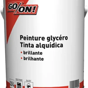 Acheter Direct Peinture glycéro - Blanc - Brillant - 2.5L GO/ON