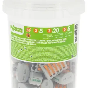 WAGO Pot de 30 bornes de connexion automatique S222 2,3 et 5 entrées Commander Maintenant