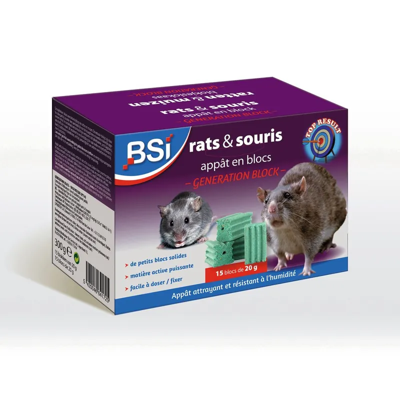 Must-Have Generation block appât rats et souris BSI