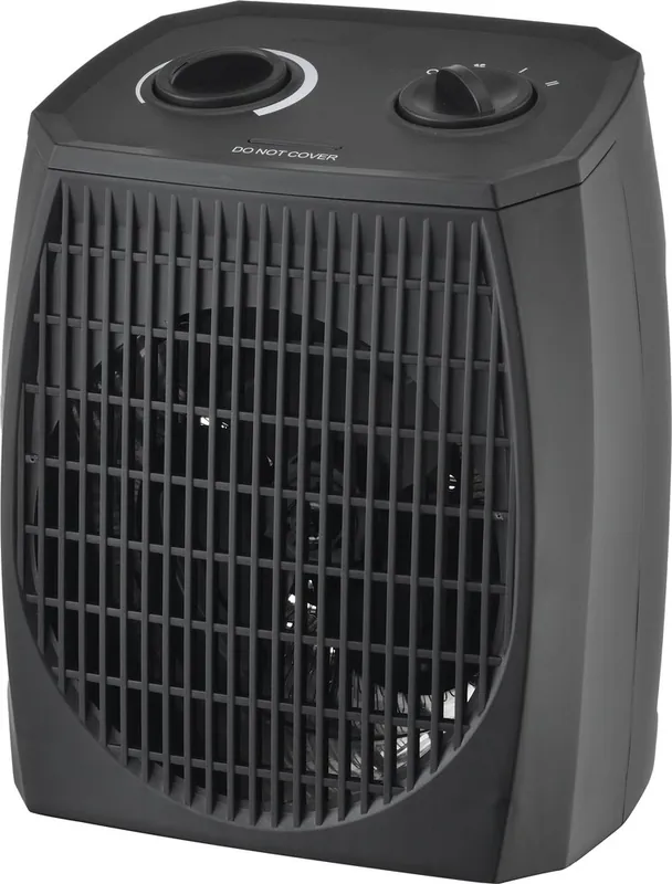 Radiateur soufflant noir 1000/2000W Dernier Modèle