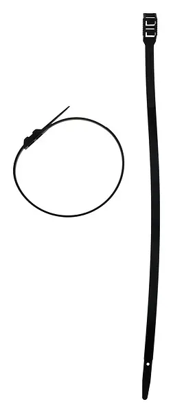 Colliers de câblage - Plastique - Noir - Lot de 100 ZENITECH Dernier Modèle