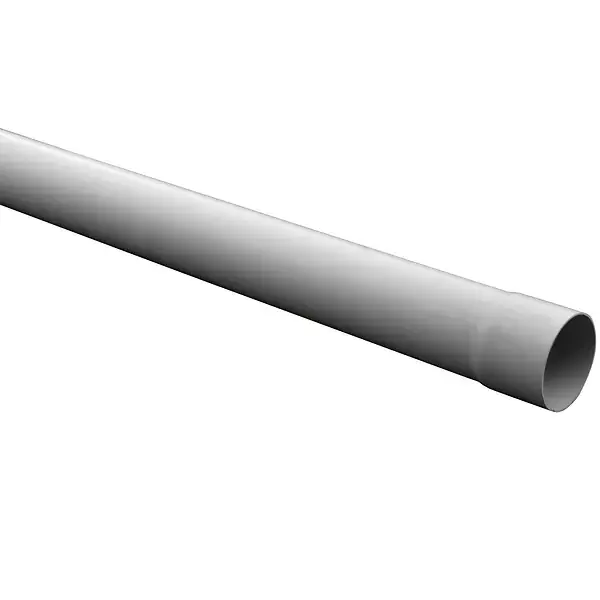 Haute Qualité Tube de descente PVC gris - Diam.80mm - L.2m NICOLL