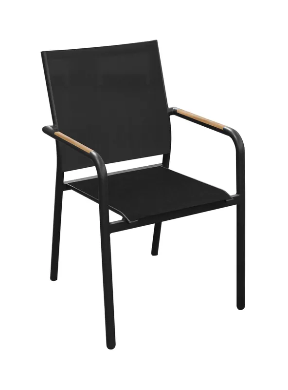 Meilleur Prix Fauteuil de jardin ISARHORA aluminium graphite - PROLOISIRS