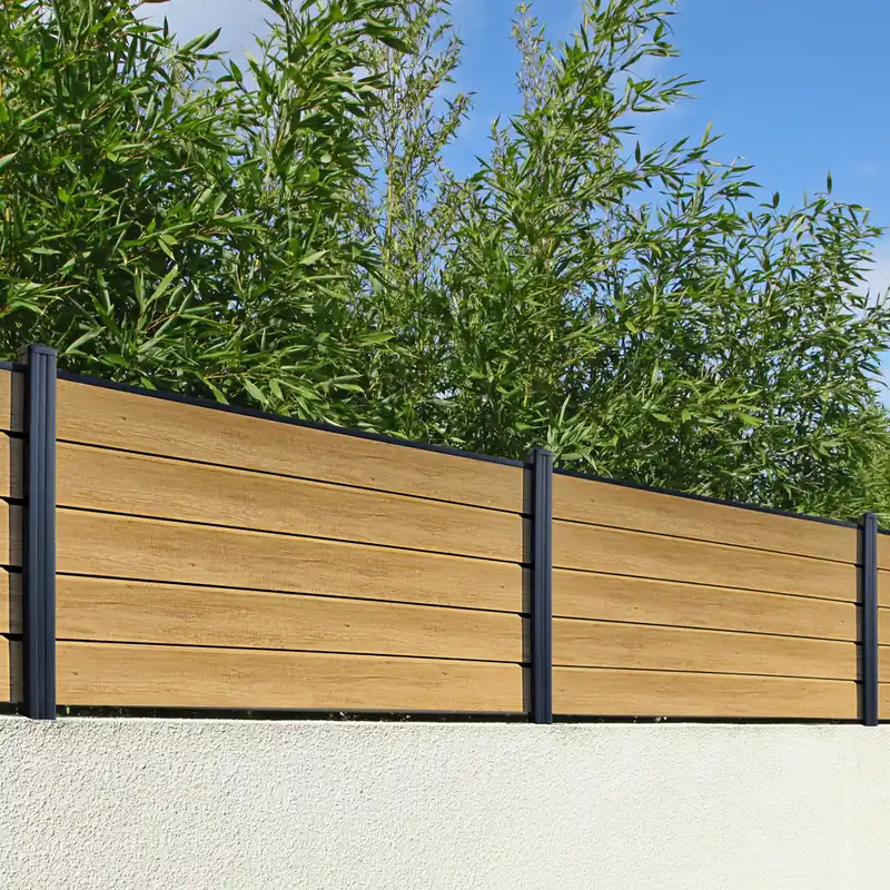 Satisfait Ou Remboursé Lisse persienne pour clôture PVC chêne moyen L 1,79 m - MOREY