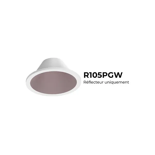 Réflecteur rond pour HYDOR 68mm Rose Gold - SOLUM - R105PGW Bon Marché