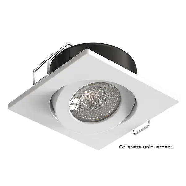 Collerette Carrée Blanc pour COMA - SOLUM - TBC103W Vente Flash