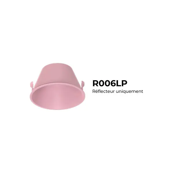 Bon Plan Réflecteur rond Coloris Rose pour HYDRA - SOLUM - R006LP