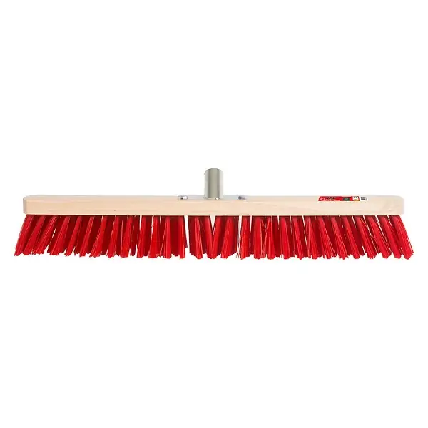 Balai de chantier 60 cm - Fibres PVC semi-rigides - Bois ORO PRO Populaire