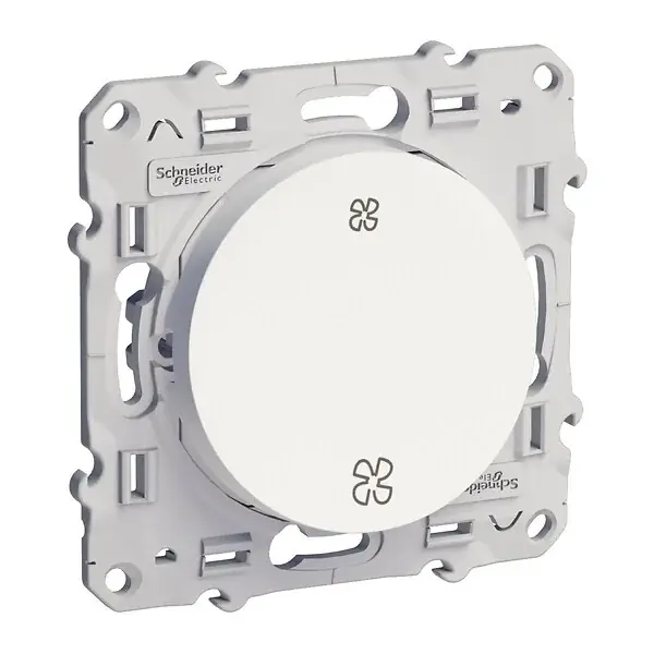 Acheter En Ligne Interrupteur VMC Odace - Blanc - 2 vitesses SCHNEIDER ELECTRIC