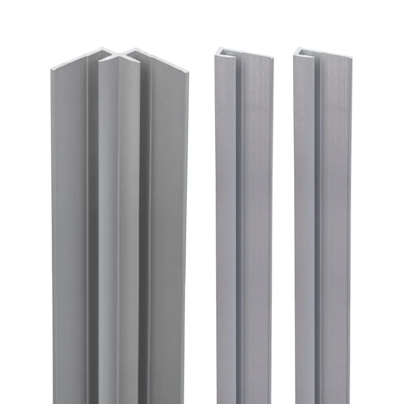 Profilés d‘angle alu argent 2x finitions 1x angle intérieur pour panneaux muraux 210 cm - SCHULTE Satisfait Ou Remboursé