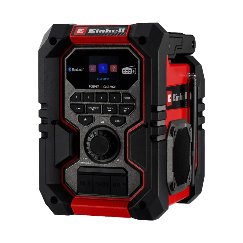 Radio PXC sans fil TE-CR 18 Li avec chargeur et batterie 2,5 Ah - EINHELL Meilleure Vente