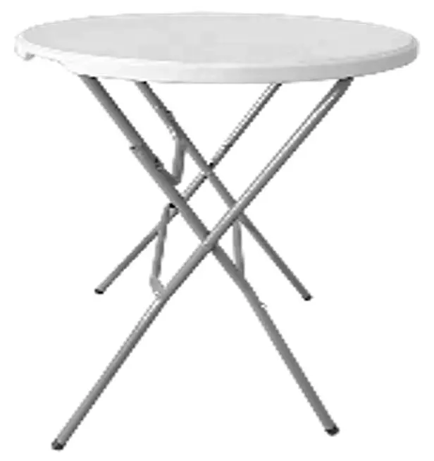 Satisfait Ou Remboursé Table de jardin pliante mange debout 98 x 110 cm - JARDIN SAUVAGE