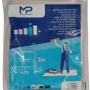 Usine Directe Bâche de protection prémium 80mµ 4m x 3 m MULTIPLAST