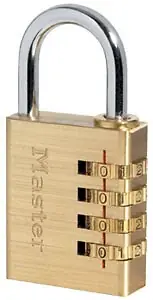 Cadenas à combinaison programmable laiton 40mm anse d.6xh.26mm MASTER LOCK Top Vente