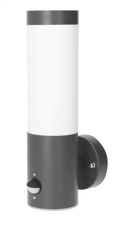 Applique extérieur E27 détecteur de mouvements Arles 2 anthracite IP44 40W - ARLUX Solde