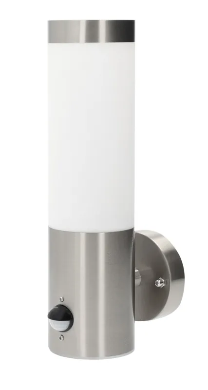 Applique extérieur E27 détecteur de mouvements Arles 2 acier IP44 40W - ARLUX Haute Qualité
