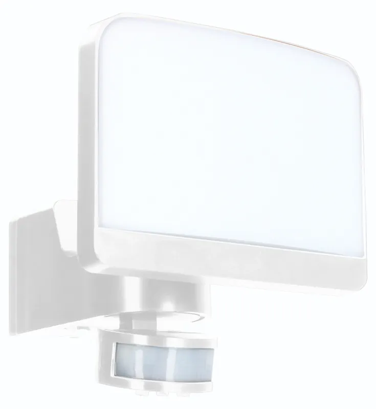 Remise Projecteur extérieur solaire LED détecteur de mouvements + crépusculaire Flood 2 blanc IP44 1000 lumens blanc neutre - ARLUX