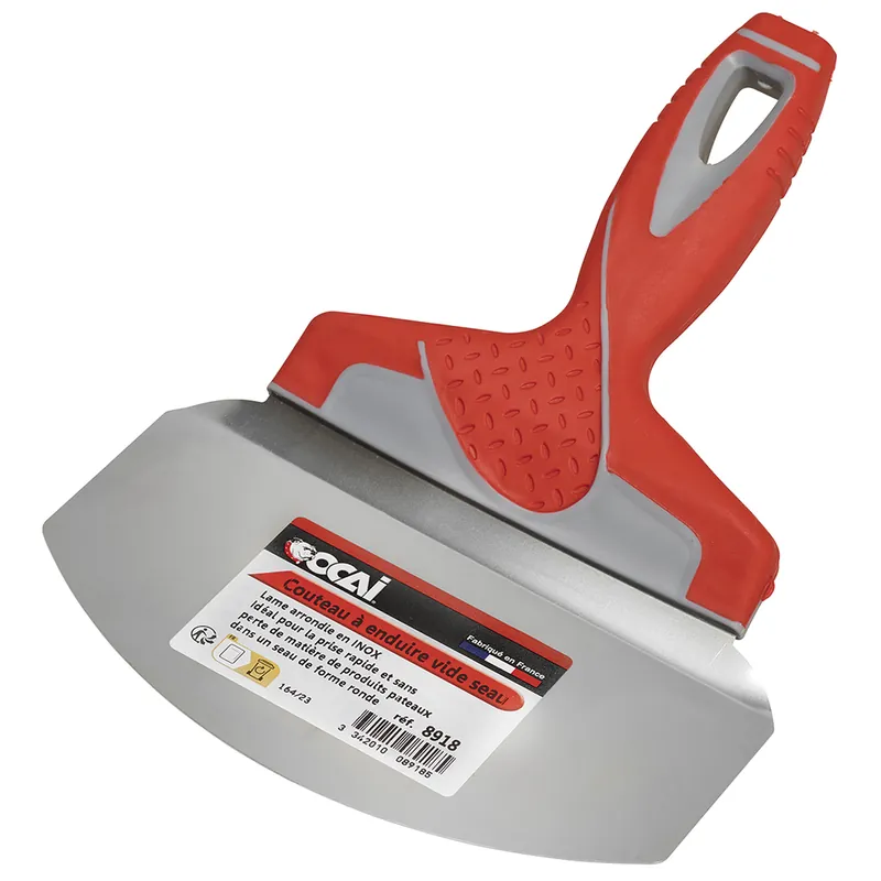 Couteau à enduire vide seau en inox OCAI Produit De Marque