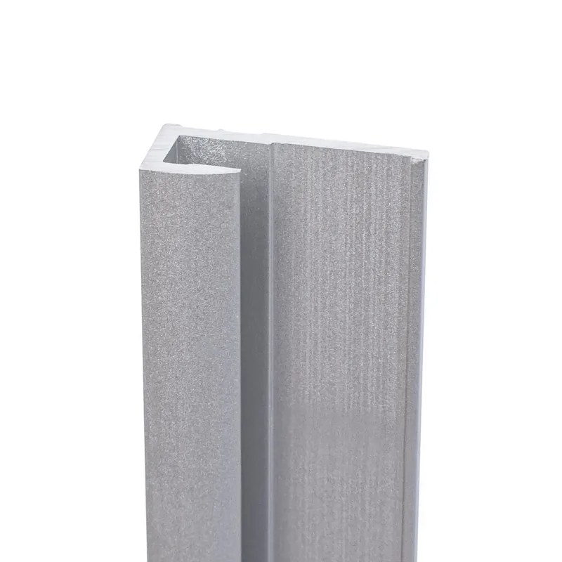 Offre Spéciale Profilé de finition alu argent pour panneaux muraux 210 cm - SCHULTE